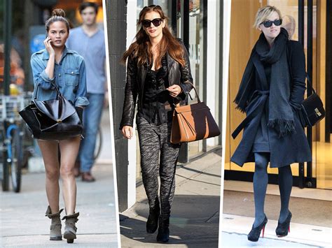 celebrities with their celine bags|Celine throwback purses.